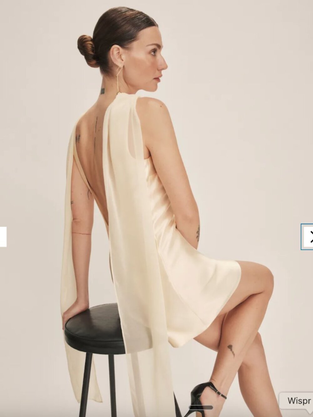 Reformation Ecru Dress Size 0 - Butter - wedding bridal courthouse